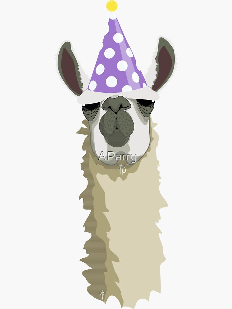 Birthday Llama by AParry