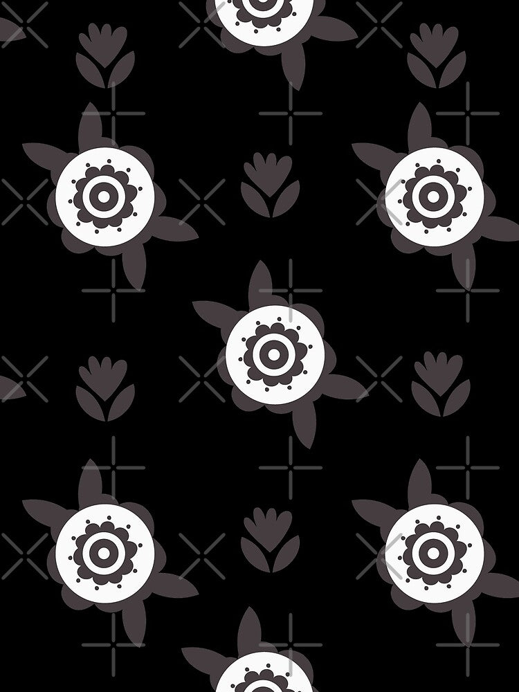minimal flower pattern by haroulita