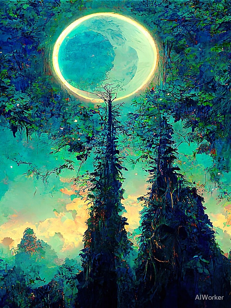 Upside Down Forest by AIWorker
