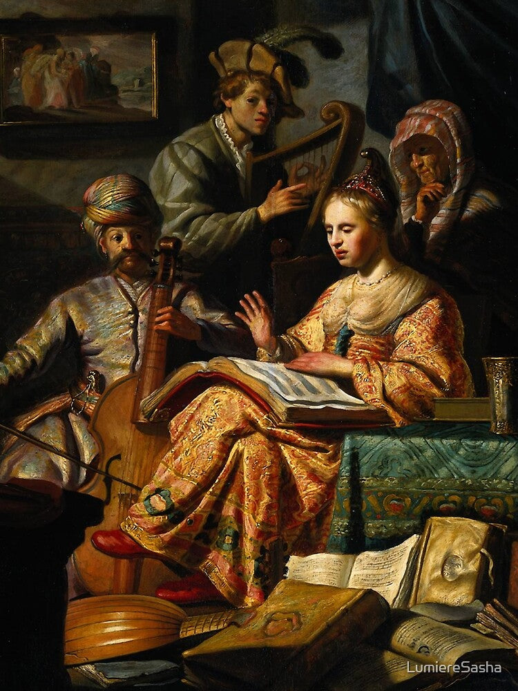 Musical Allegory-Rembrandt by LumiereSasha