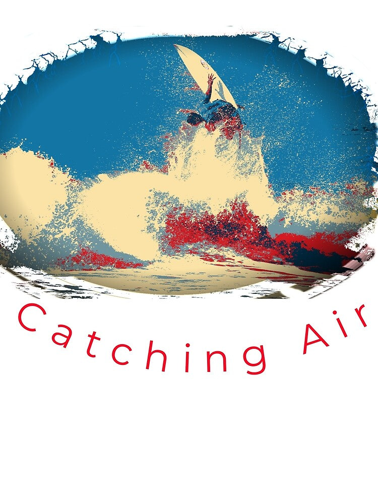 Catching Air Surf Tshirt by Activi-Tees