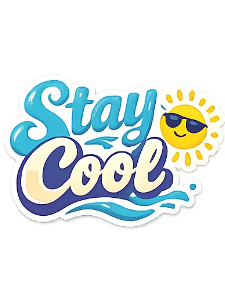 Stay Cool T-shirts for men , women and childs by Stefan Manuel