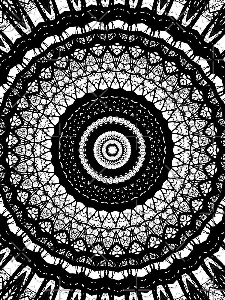 Black White Mandala by haroulita