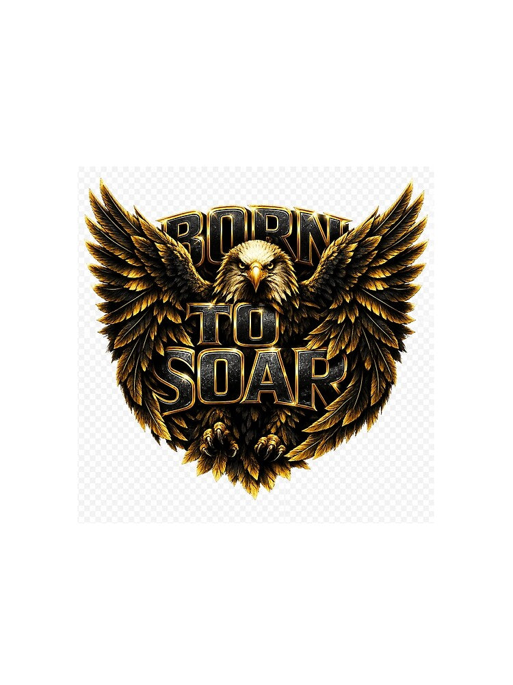 Born to Soar - Realistic Eagle Gold by Lightup2studios