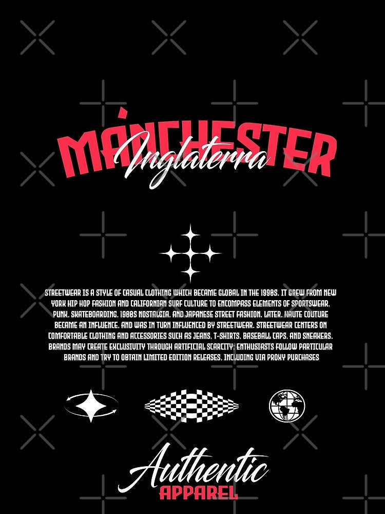 Manchester England Streetwear by NF Designs Studio DTF
