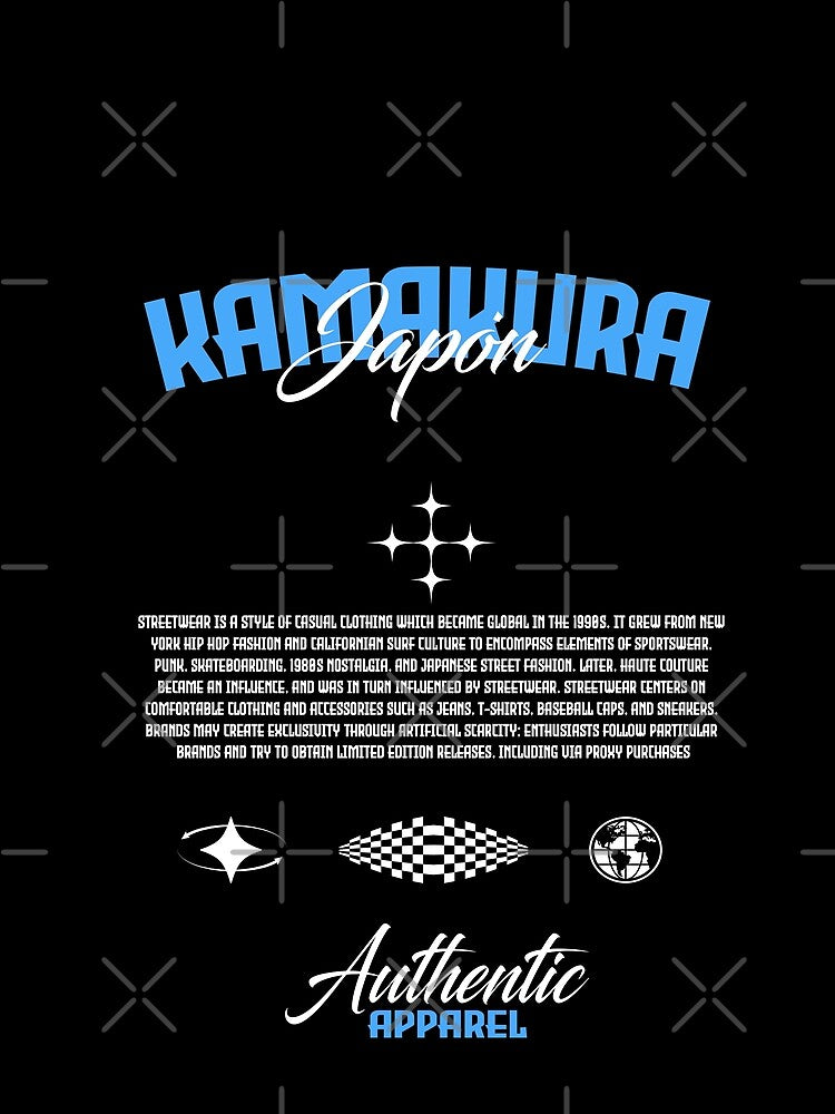 Kamakura Japan Streetwear by NF Designs Studio DTF