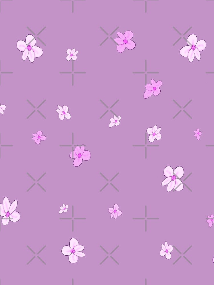 Cute pink floral pattern l Little pink floral fashion l Floral flower accessories l Pastel tones by MissDubehs