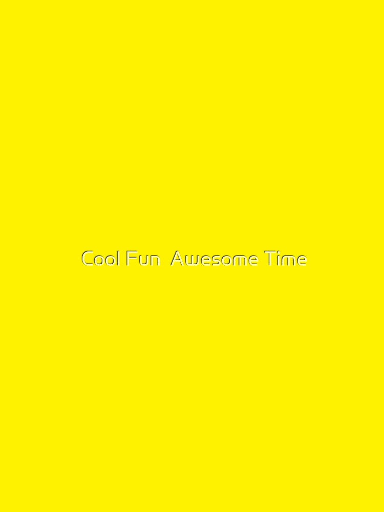 Yellow Solid Color by Cool Fun  Awesome Time