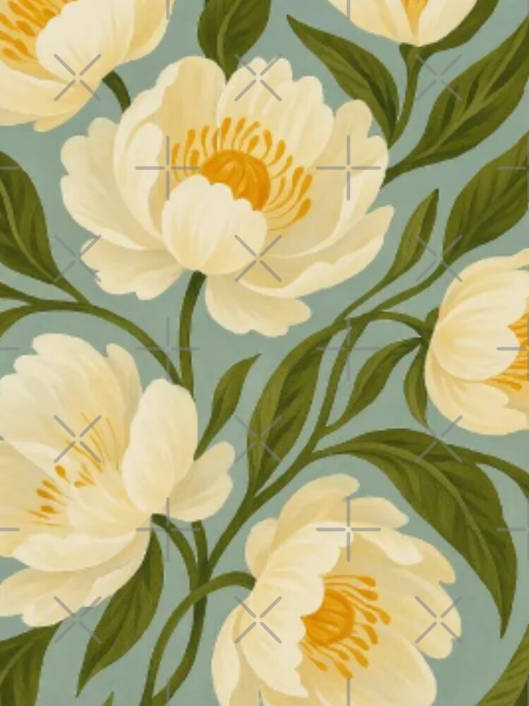 stunningly beautiful white peony flowers by Dfcolourdesigns