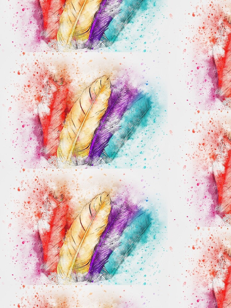 Watercolor Feather by sunnyleem
