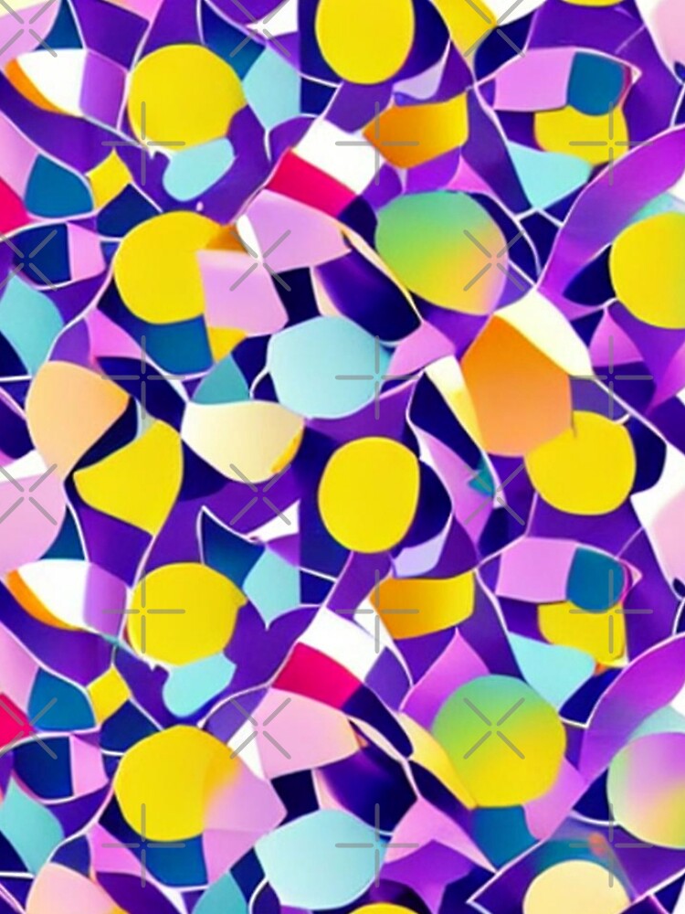 Abstract Colorful Confetti Celebration Pattern by calibrit