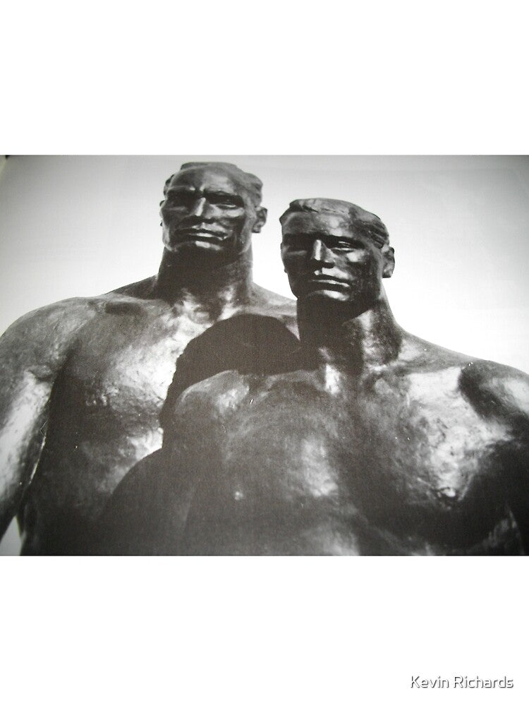 Sculptured men by Kevin Richards