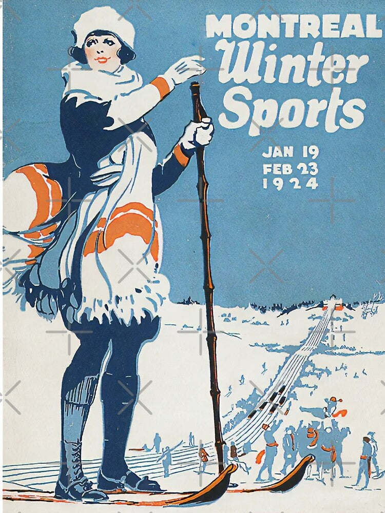 Montreal Winter Sports Art Deco and the Decorative Arts in the 1920's and 1930's by Bellathewilde