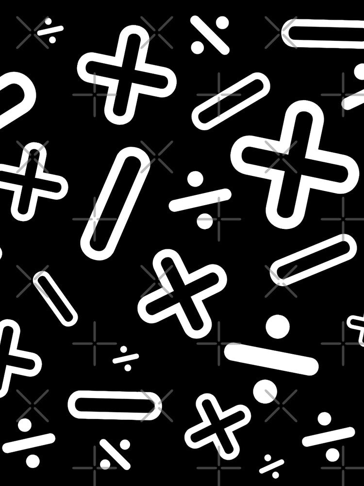 Black and White Math Design by jaguarcliff