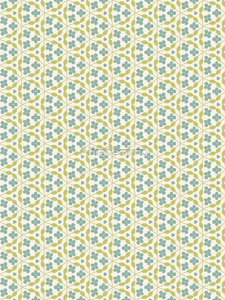 colorful pattern floral art seamless repeat by Abrahamjrnd
