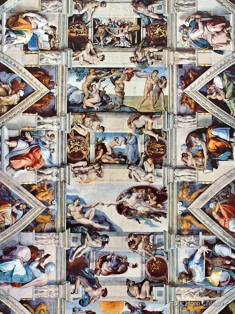 Sistine Chapel Ceiling by 4HornCreative
