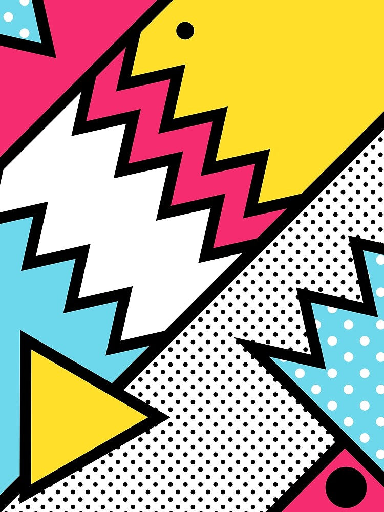 ZigZag 80s Memphis Pattern by junkydotcom