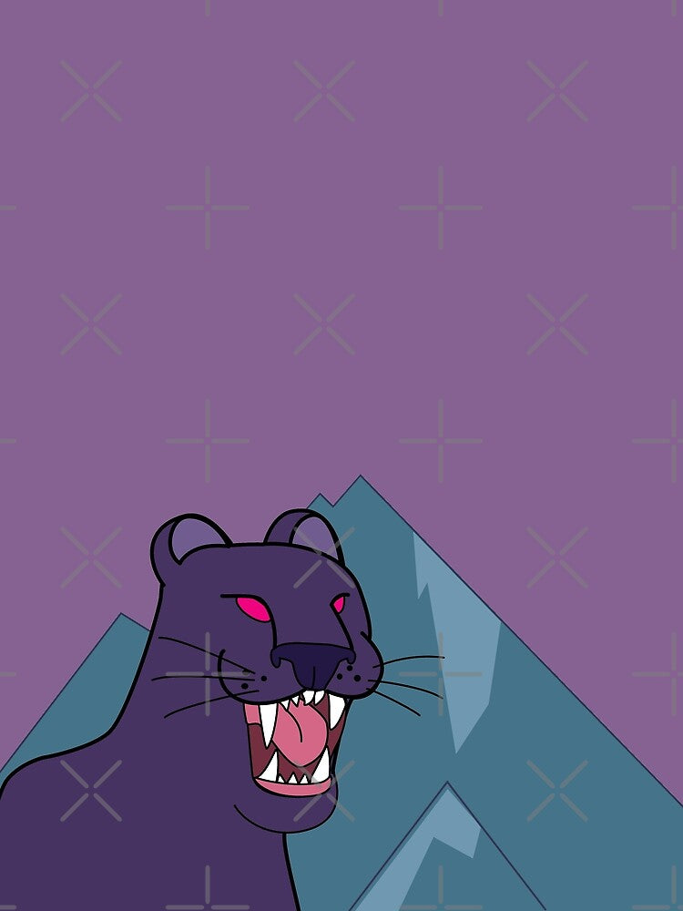 Panther, dark violet - Gravity Falls by empty set