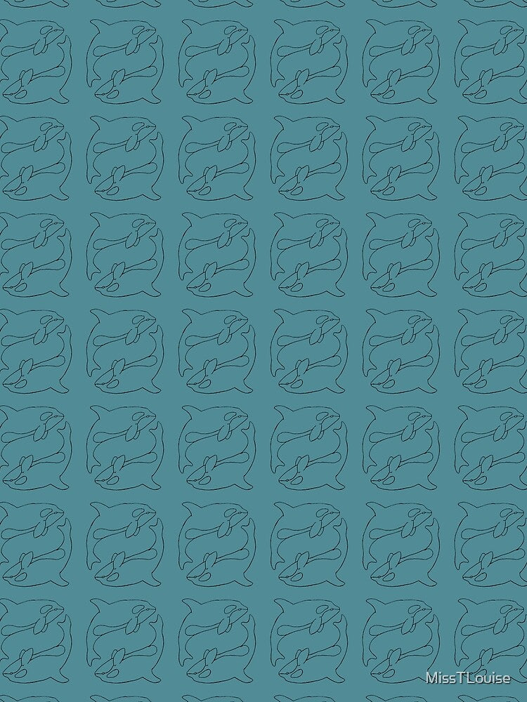 Blue Orca Pattern by MissTLouise
