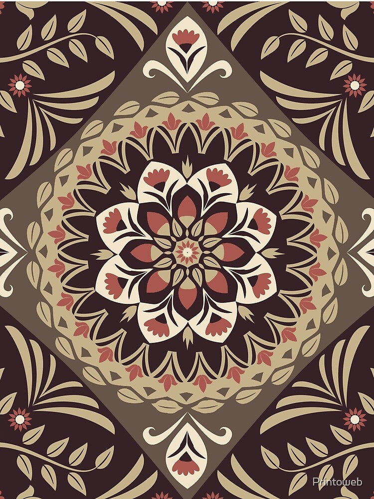 Vintage Pattern-Vintage Style/ Floral Pattern by Printoweb
