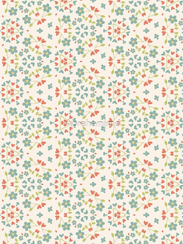 pattern floral colorful seamless repeat by Abrahamjrnd
