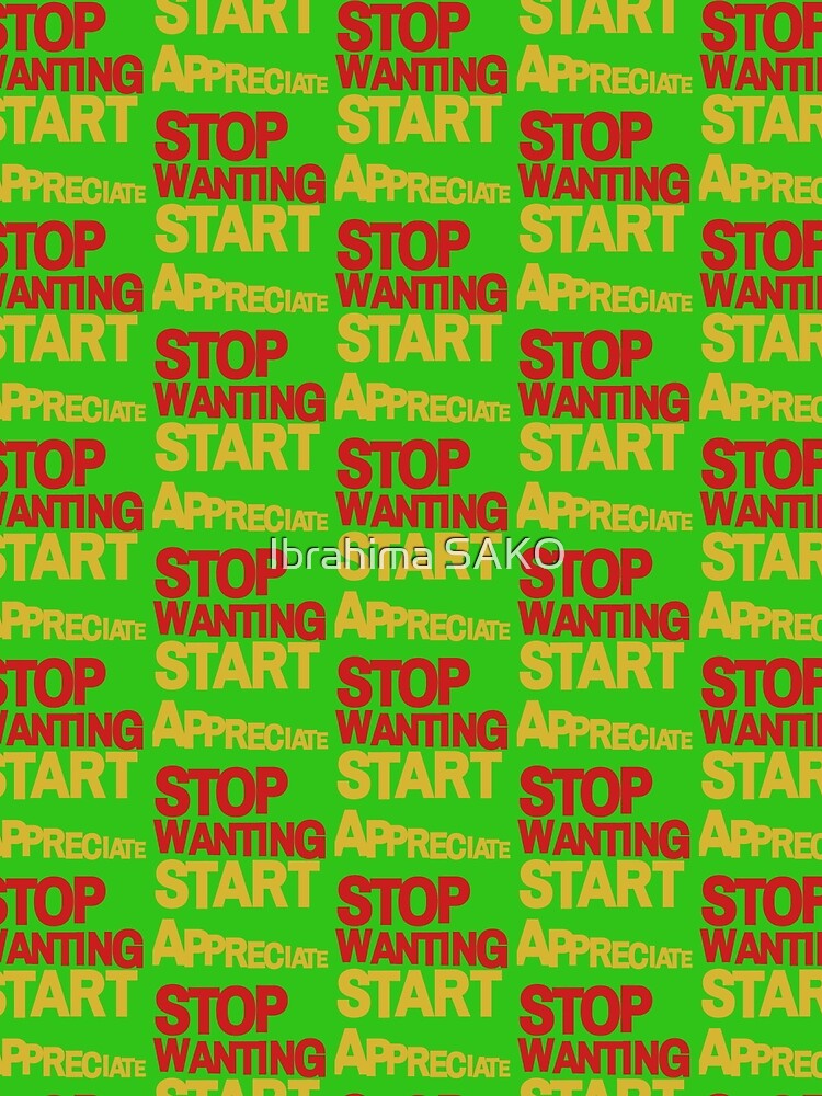 START APPRECIATE by Ibrahima SAKO