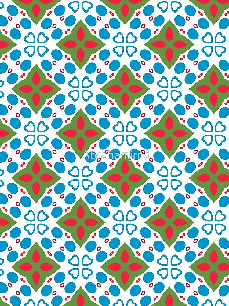 pattern decorative points design abstract seamless colorful repeat by Abrahamjrnd