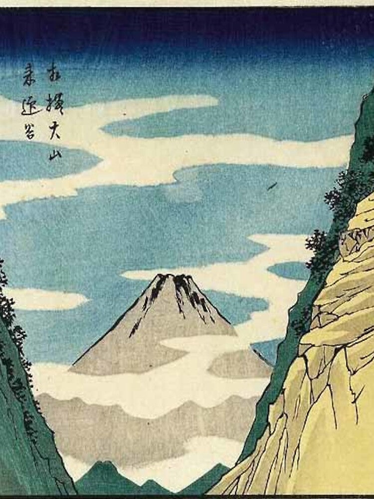 Hiroshige's Valley of Approach at Ōyama in Sagami Province by mosfunky