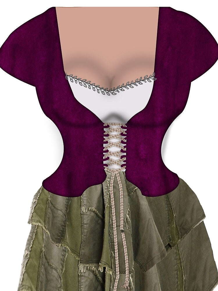 Renaissance Festival Peasant Girl with Cleavage Costume by MyJojoBean