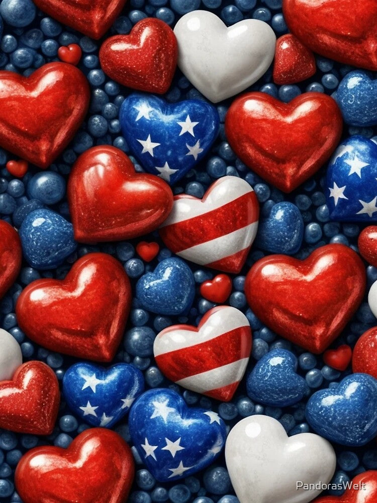 Patriotic Hearts by PandorasWelt