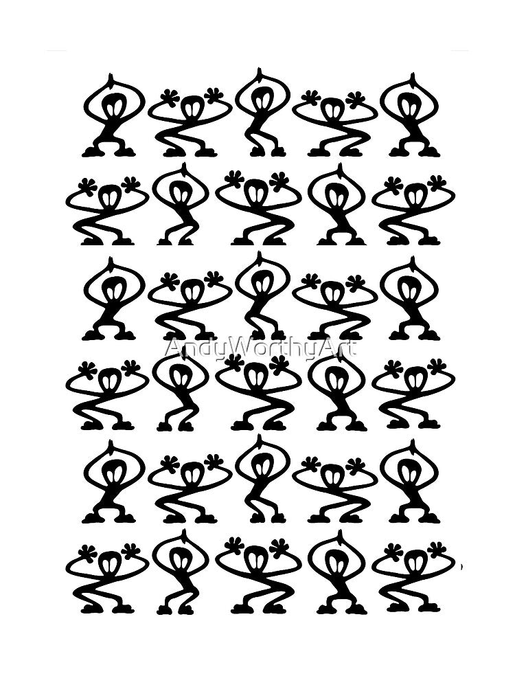 dancing men by AndyWorthyArt