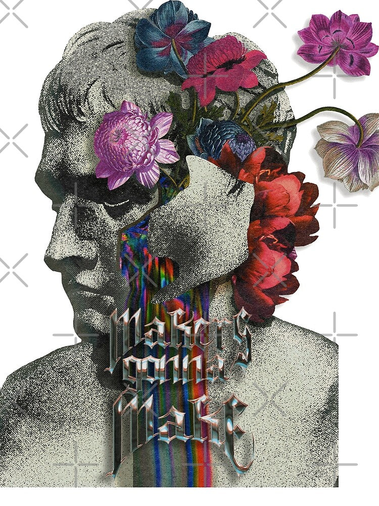 Streetwear Psychedelic Classic Statue by katarsisworks