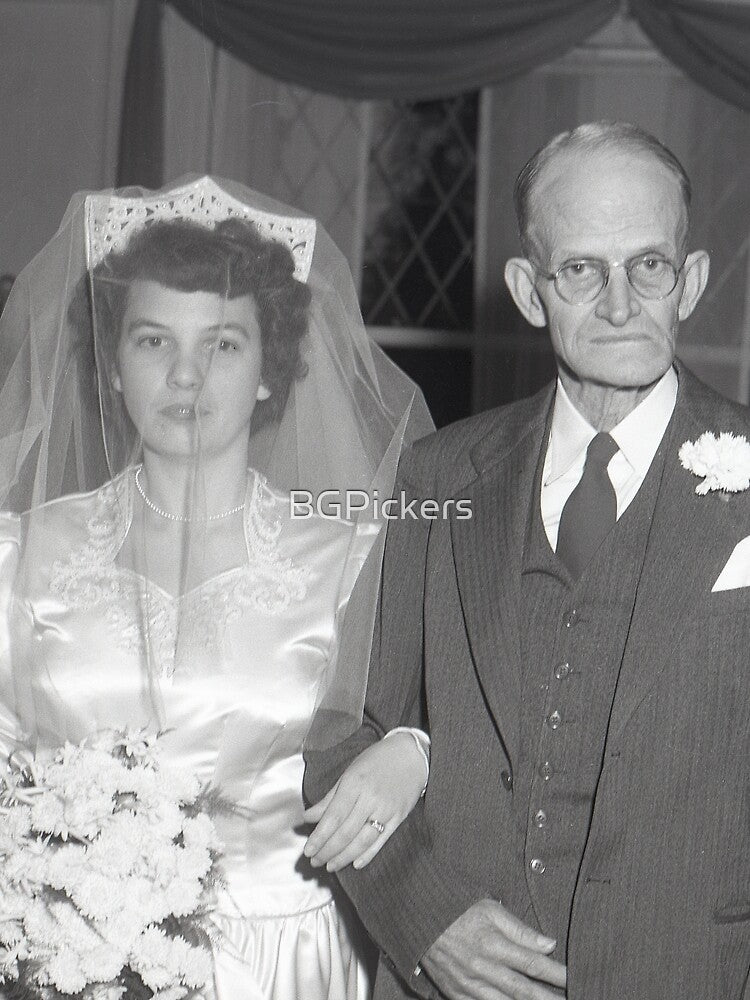 Vintage Bride and Father by BGPickers