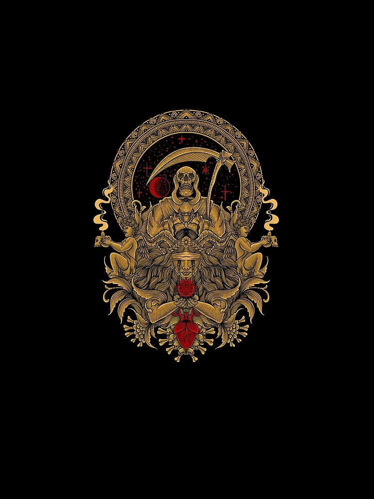 Santa muerte Death gothic cool by wilmerdaisy
