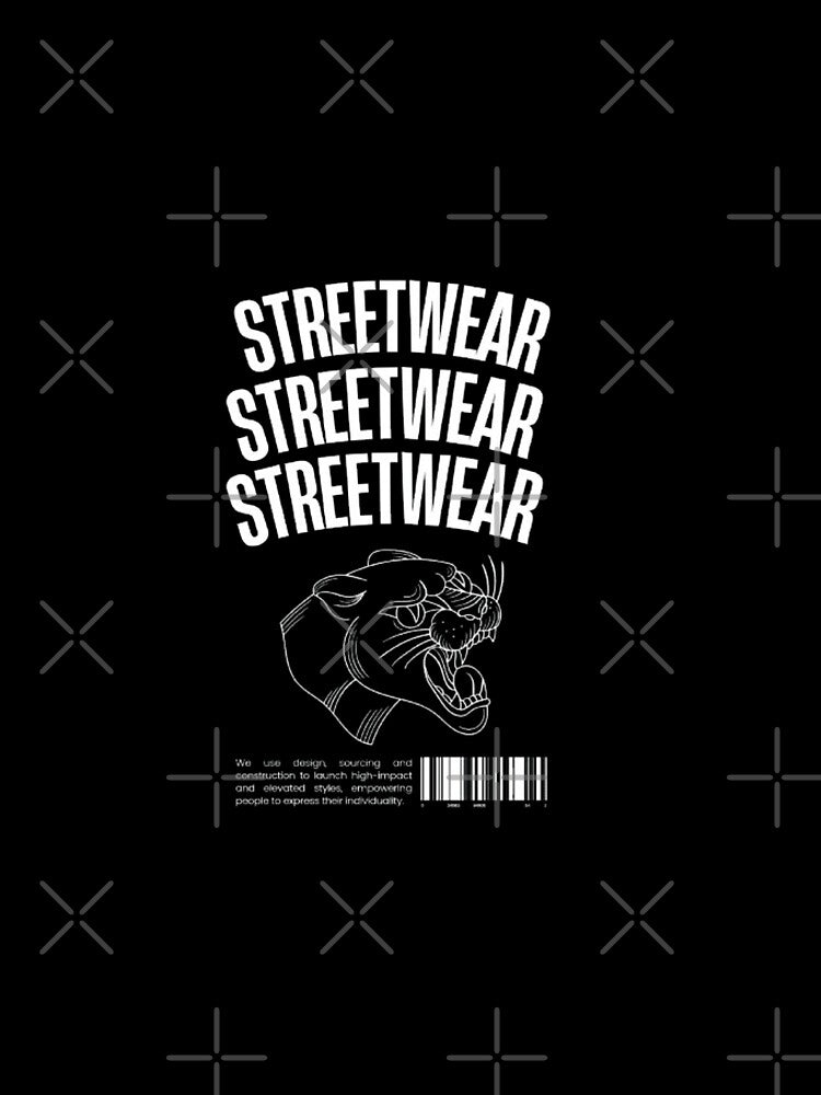 Streetwear Panther Graphic Urban Style by VickyAR