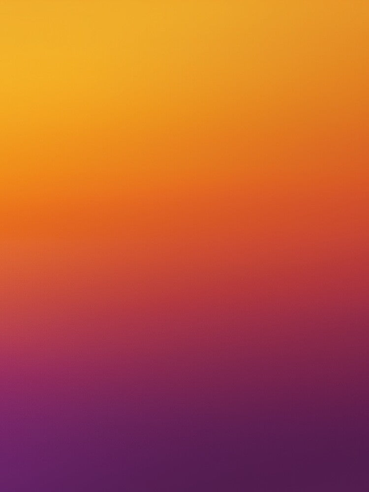 Cool Purple, Orange & Yellow Sunset Gradient by Kodexstore