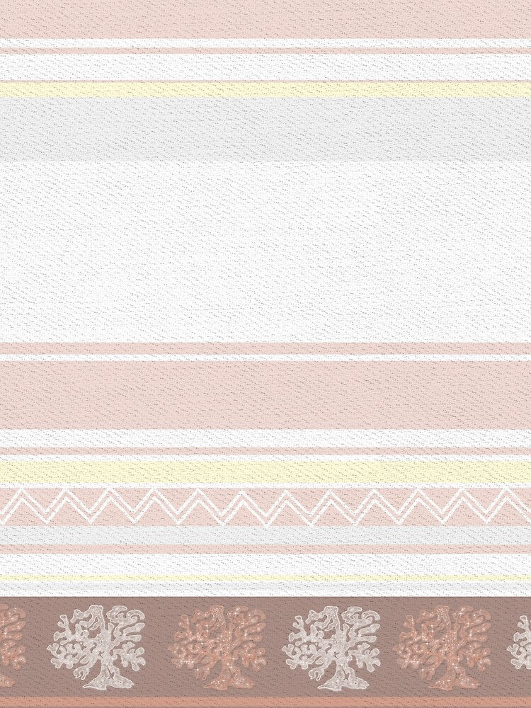Peach and White Coral Coastal print by PrissDodrill-86