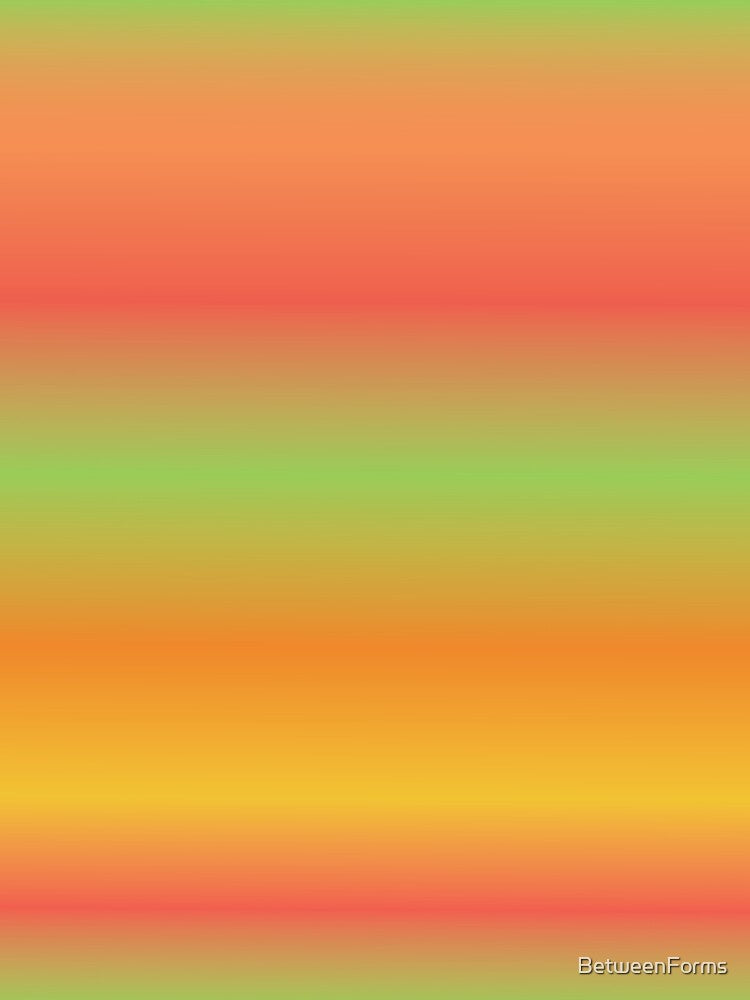 Retro Green and Orange Ombre Gradient by BetweenForms
