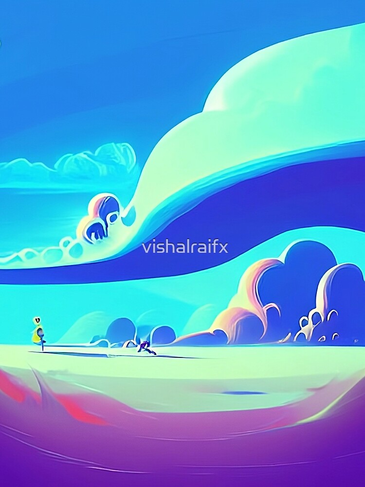 Colorful surreal landscapes scenery with vibrant colors 33 by vishalraifx