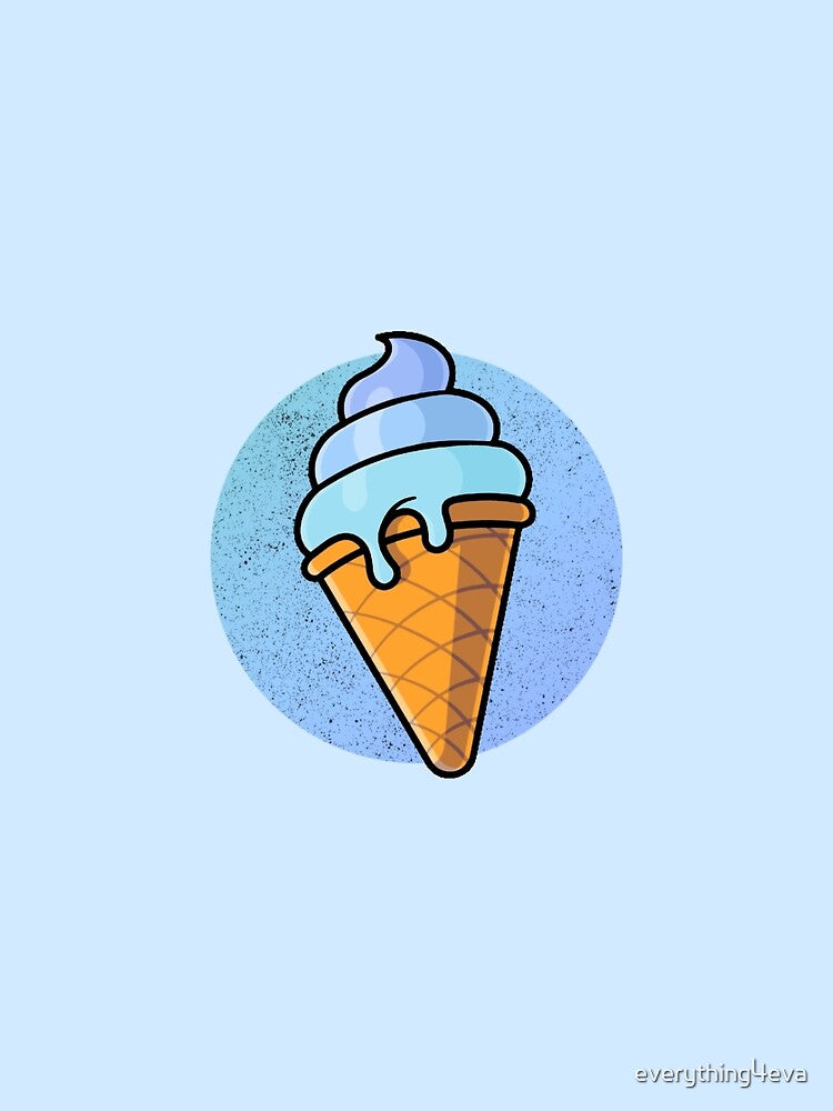 Bubblegum Ice Cream Cone by everything4eva