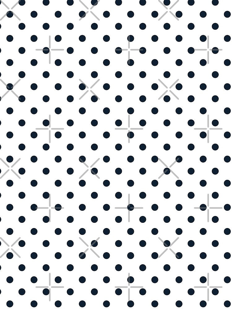 Navy Medium Polkadots by Lublini