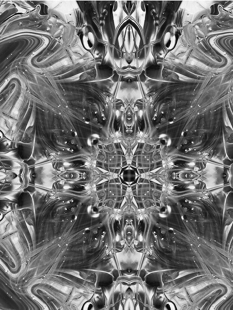Symmetry in black and white III by Psilographics