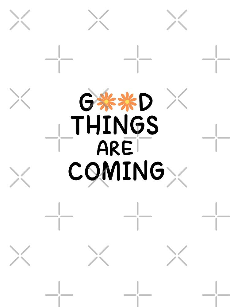 Vintage flowers motivation scriptures | Good things are coming by Fus-art94