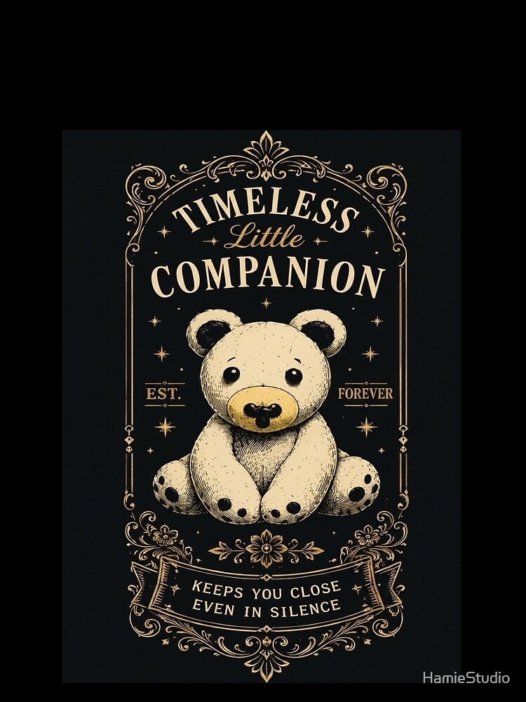 Vintage Teddy Bear Graphic Tee – Retro Companion Streetwear Aesthetic by HamieStudio