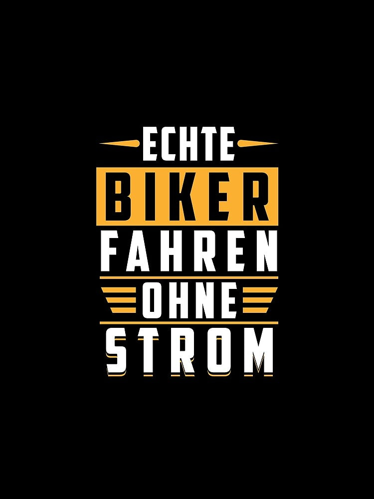 A Biker Driving Without Electricity by Tobias Langner