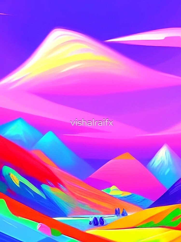 Colorful surreal landscapes scenery with vibrant colors 44 by vishalraifx