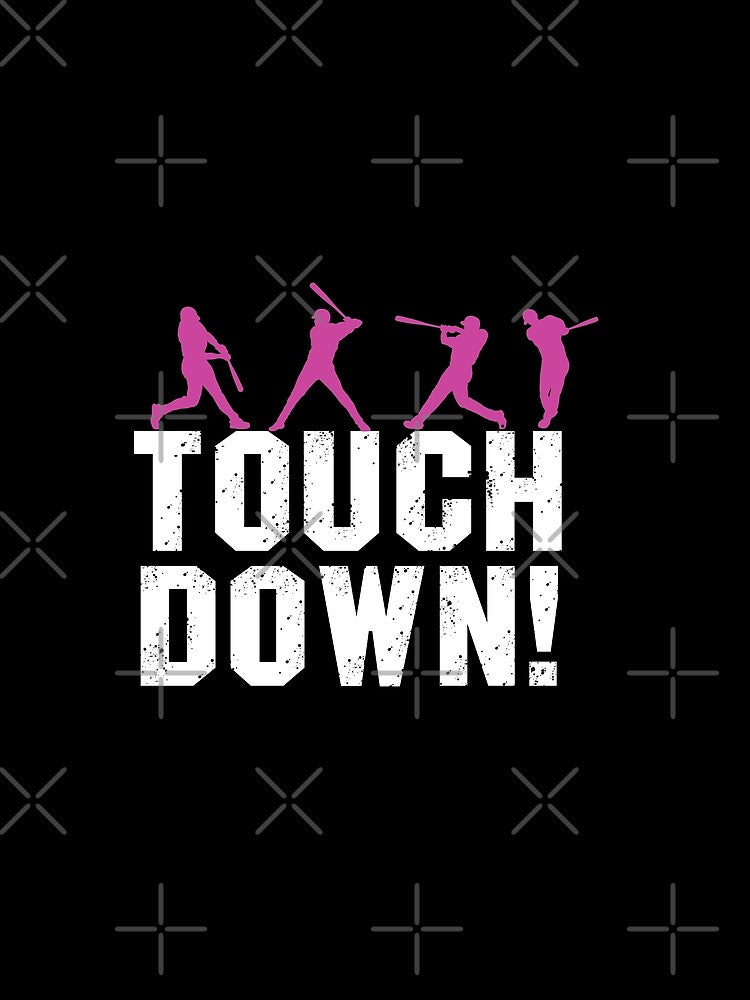 Funny Touchdown Baseball Football Women girl player by shirtscom