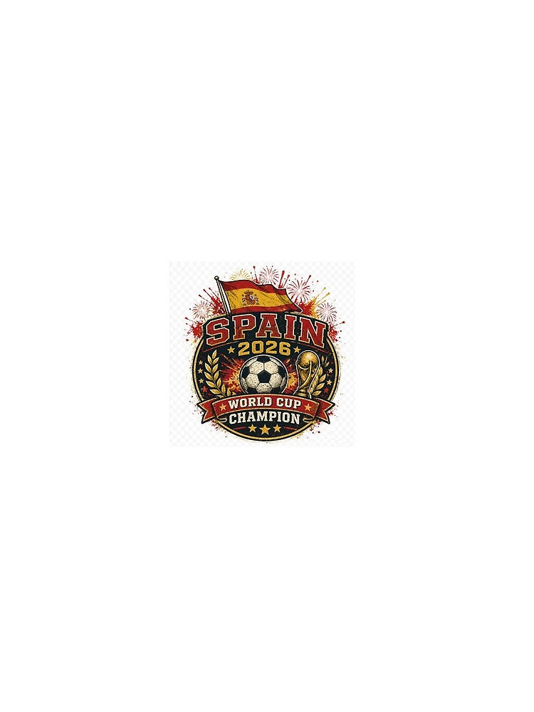 Spain Champions World Cup 2026 Football Design PNG, Spain Digital Design for POD, Spain fans by AZOne Shop