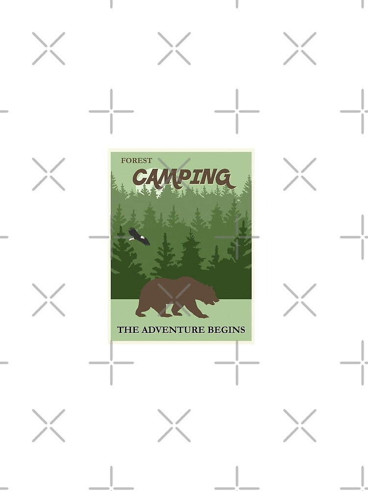 Forest Camping / bear ! vintage by Growwithme