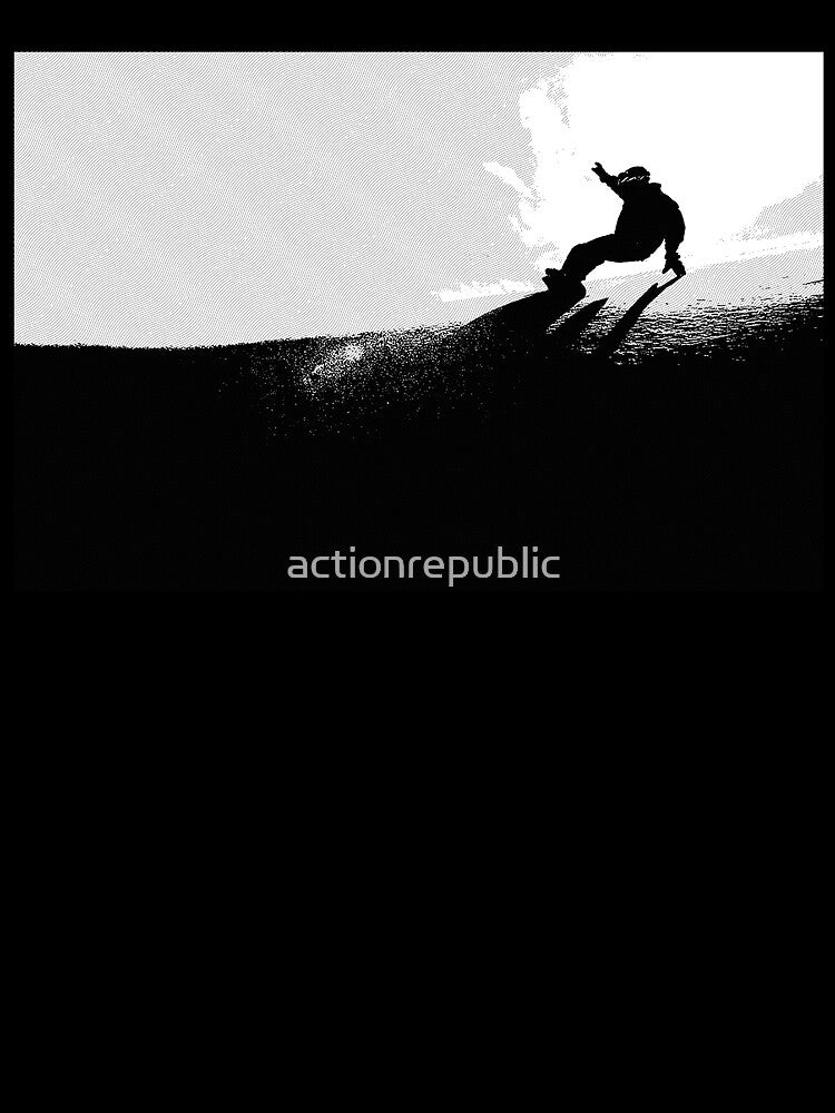 Snowboarding Downhill by actionrepublic